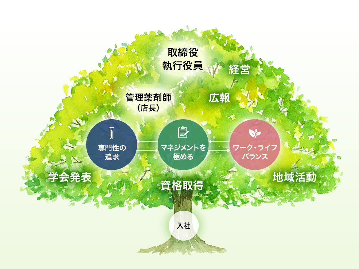 キャリアマップ　あなたらしいキャリアを、ここから描ける。